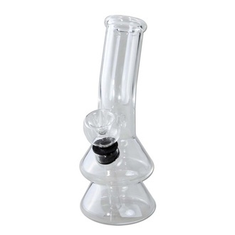 Mini szklany bong (Black Leaf)