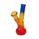 Szklany bong Rasta Angled