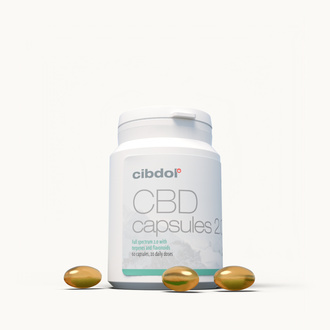 Miękkie kapsułki CBD 5% 500 mg (Cibdol)
