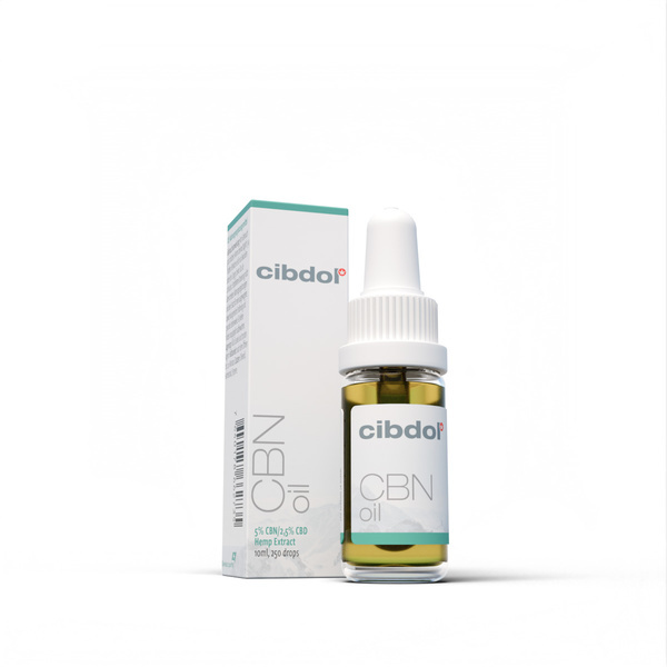 Olej CBN 5% i CBD 2,5% 10ml (Cibdol)