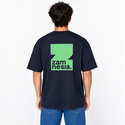 T-shirt navy - green logo Zamnesia