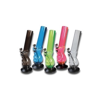 Akrylowy bong z prostym chwytem