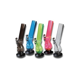 Akrylowy bong z prostym chwytem