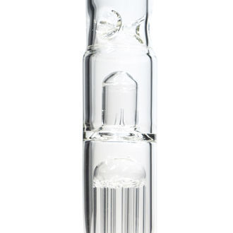 Szklany bong do ziół i olejów Black Leaf