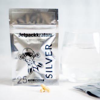 Jetpackkratom SILVER ekstrakt 60 mg – kapsułki