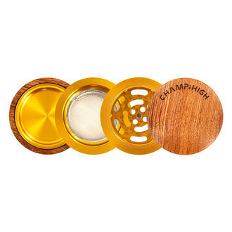 Młynek Champ High z aluminium i drewna