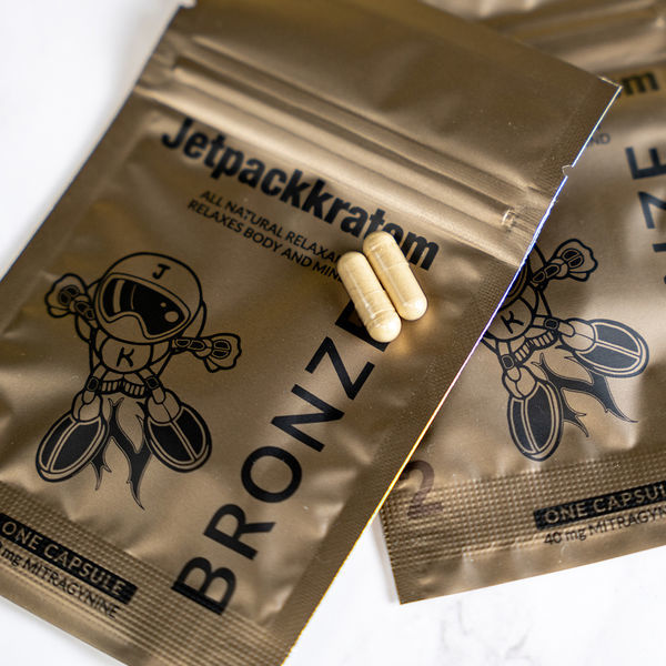 Jetpackkratom BRONZE 40mg Extract – kapsułki