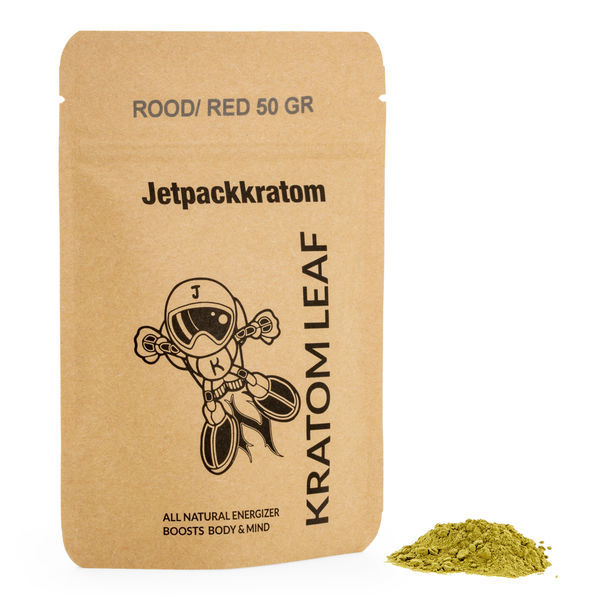 Jetpackkratom czerwona sproszkowana mieszanka kratomu