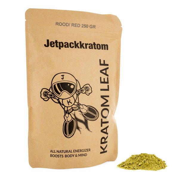 Jetpackkratom czerwona sproszkowana mieszanka kratomu