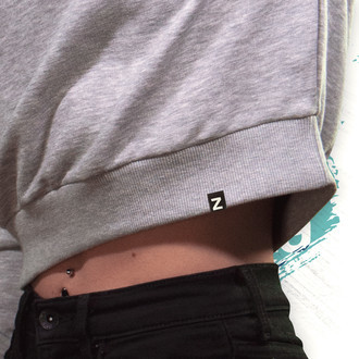 Sweter crop top Zamnesia | Damski