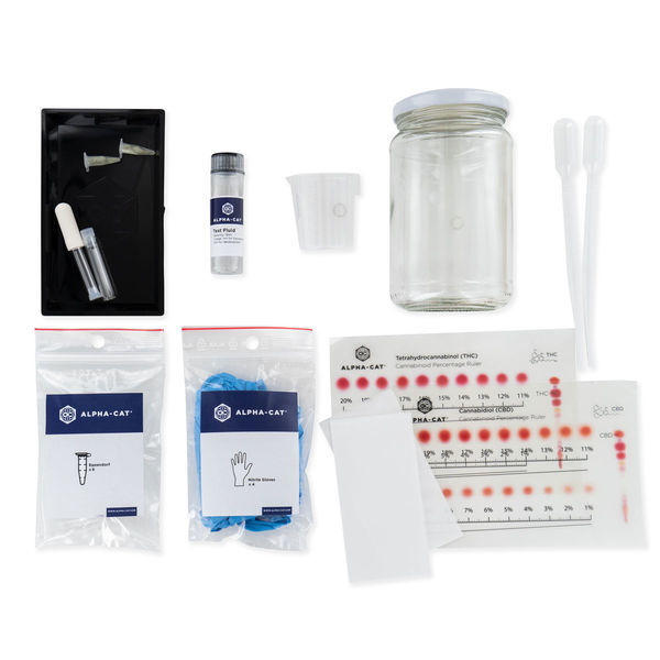 Zestaw mini do testowania kannabinoidów Alpha-Cat
