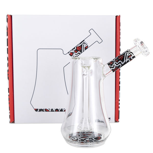 Szklany bubbler (K. Haring)