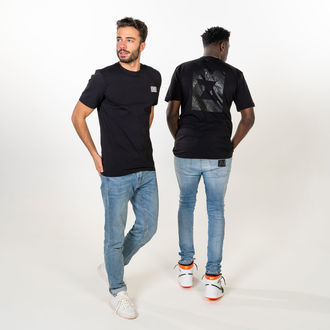 Koszulka T-shirt z grafiką ikony Zamnesia | Czarna