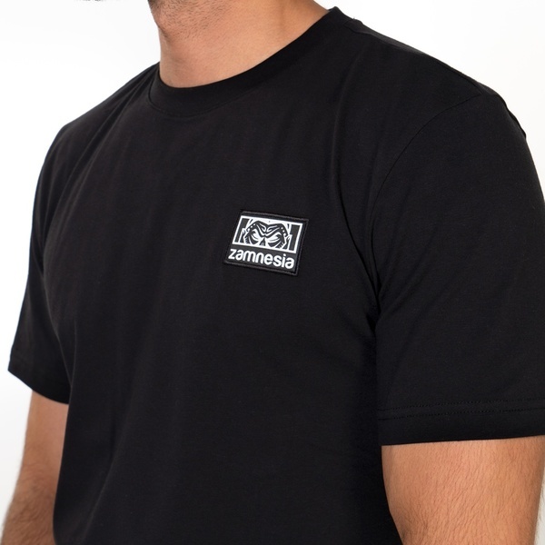 Koszulka T-shirt z grafiką ikony Zamnesia | Czarna
