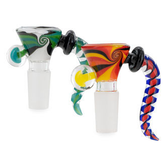 Szklana misa Swirl (Black Leaf)