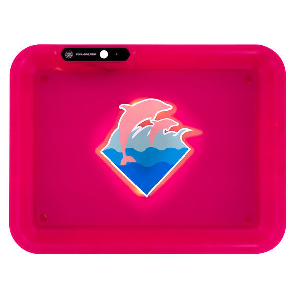 Tacka do skręcania Pink Dolphin (Glow Tray)