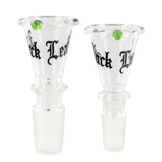 Szklana stożkowa cybucha (Black Leaf)