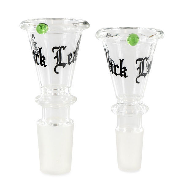 Szklana stożkowa cybucha (Black Leaf)