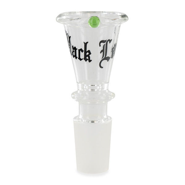 Szklana stożkowa cybucha (Black Leaf)