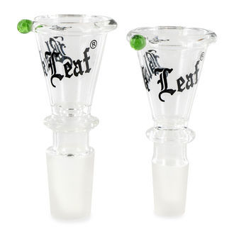 Szklana stożkowa cybucha (Black Leaf)