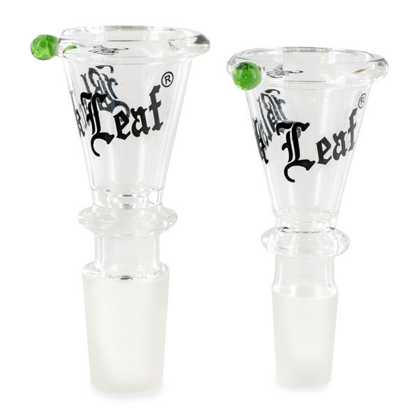 Szklana stożkowa cybucha (Black Leaf)