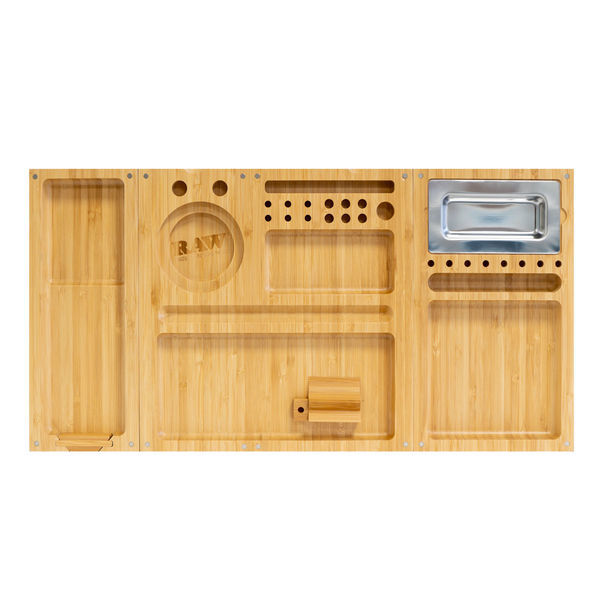 Bambusowa potrójna taca do skręcania (RAW)