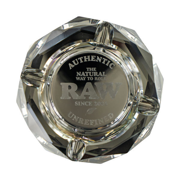 Szklana popielniczka RAW