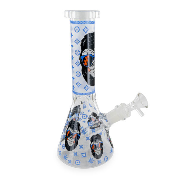 Świecący w ciemności potrójnie gruby bong Gorilla