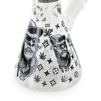 Świecący w ciemności potrójnie gruby bong Gorilla