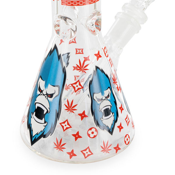 Świecący w ciemności potrójnie gruby bong Gorilla