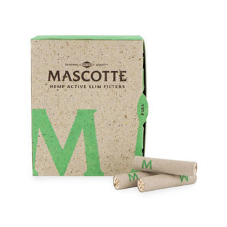 Filtry Mascotte Hemp Active Slim (opakowanie 34 sztuki)