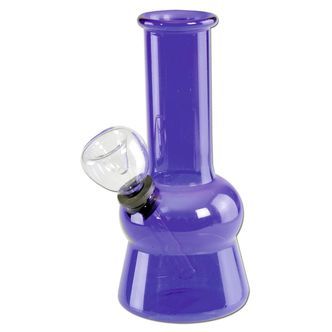 Mini przezroczysty szklany bong