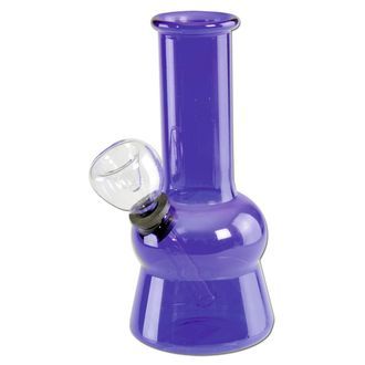 Mini przezroczysty szklany bong