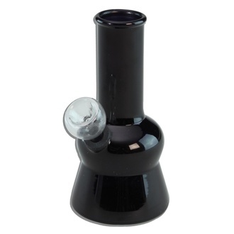 Mini przezroczysty szklany bong
