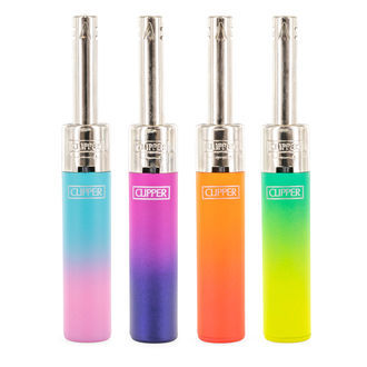Metaliczna zapalniczka Clipper Minitube w gradiencie kolorów