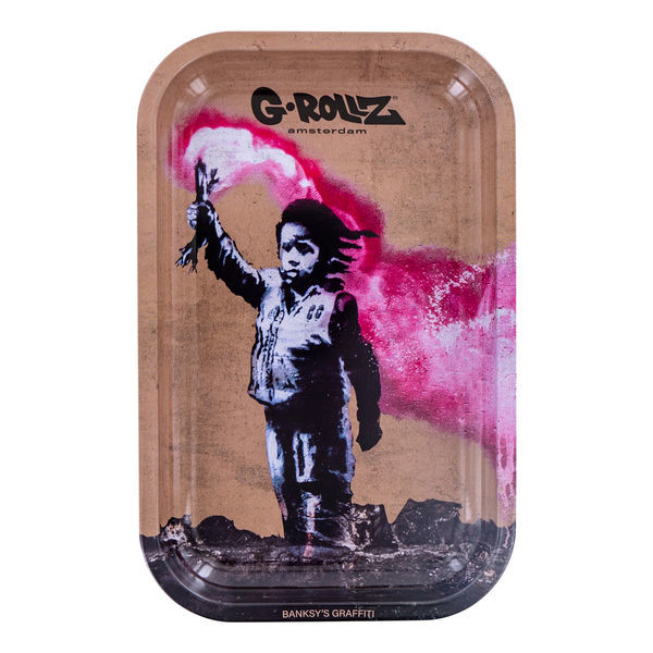 Metalowa tacka do skręcania, średnia (G-Rollz)