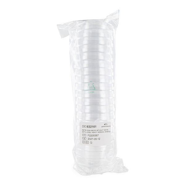 20 sterylnych plastikowych płytek Petriego (Greiner)