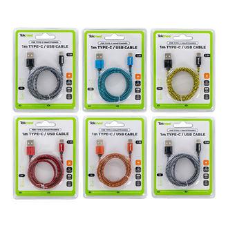 Kabel USB (Micro i C) 1 m