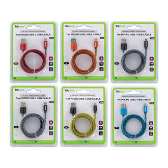 Kabel USB (Micro i C) 1 m