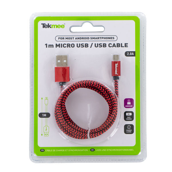 Kabel USB (Micro i C) 1 m