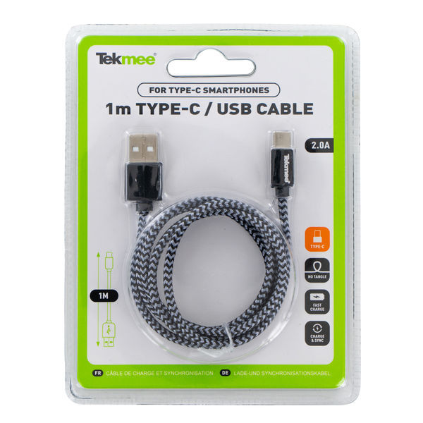 Kabel USB (Micro i C) 1 m