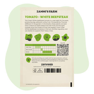 Nasiona pomidora bawole serce Great White (Solanum lycopersicum)