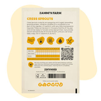 Nasiona kiełków rzeżuchy (Lepidium sativum)