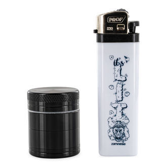 Aluminiowy mini młynek (Black Leaf)