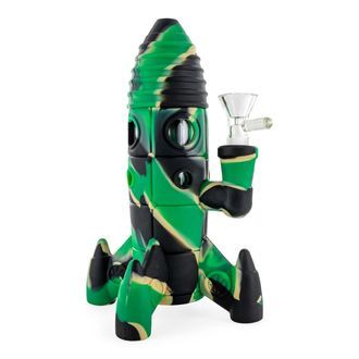 Silikonowy bong rakieta z podświetleniem LED