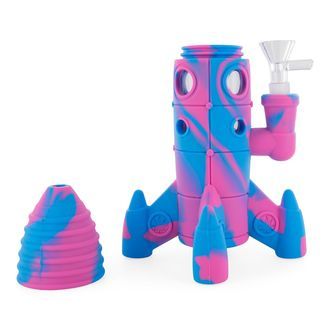 Silikonowy bong rakieta z podświetleniem LED