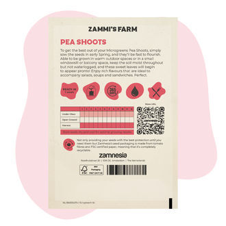 Nasiona mikrolistków – pędy grochu (Pisum sativum)