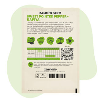 Słodka papryka stożkowa Kapiya (Capsicum annuum) – nasiona