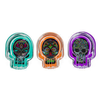 Szklana popielniczka Czaszka