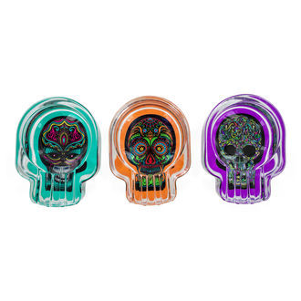 Szklana popielniczka Czaszka